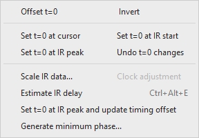 Impulse graph actions