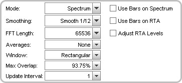 RTA settings for CEA burst