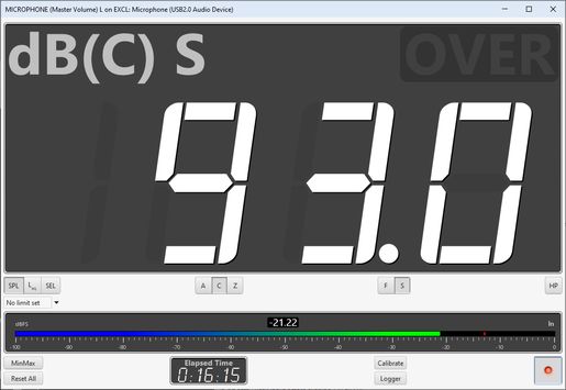 SPL meter large