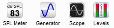 SPL Meter, Signal Generator and Level Meters