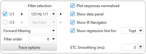 Filtered IR Controls