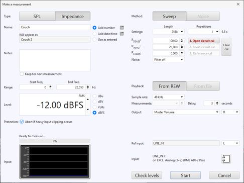 Impedance Calibration